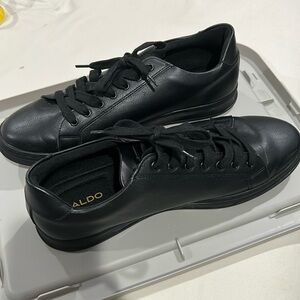 Also black sneakers men NEVER WORN